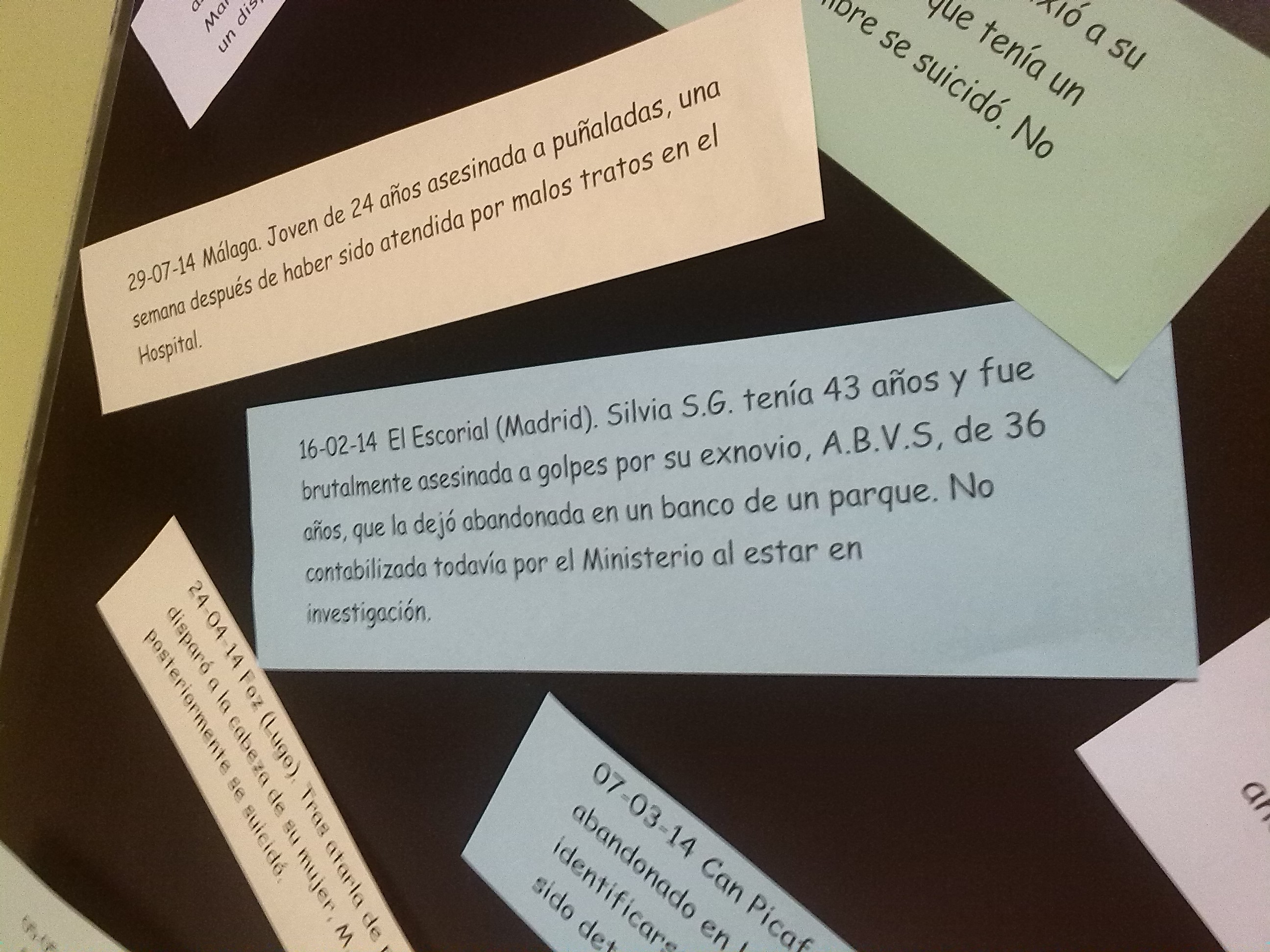 Exposición contra la violencia de género Exposición contra la violencia de género